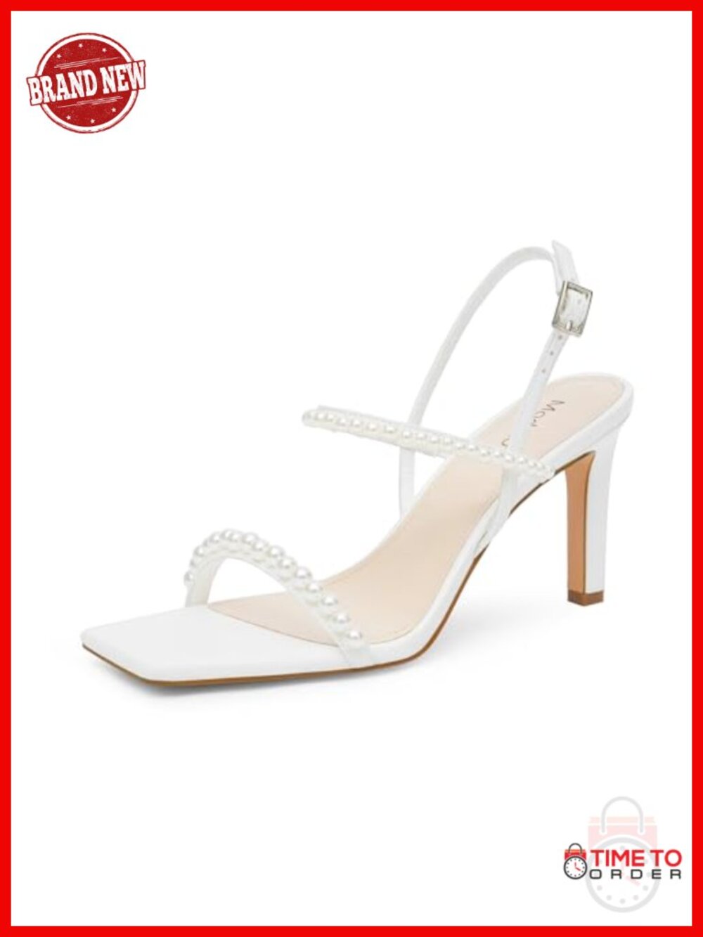 Strappy High Heel Sandals Open Toe Ankle Strap Faux Leather Dress Shoes